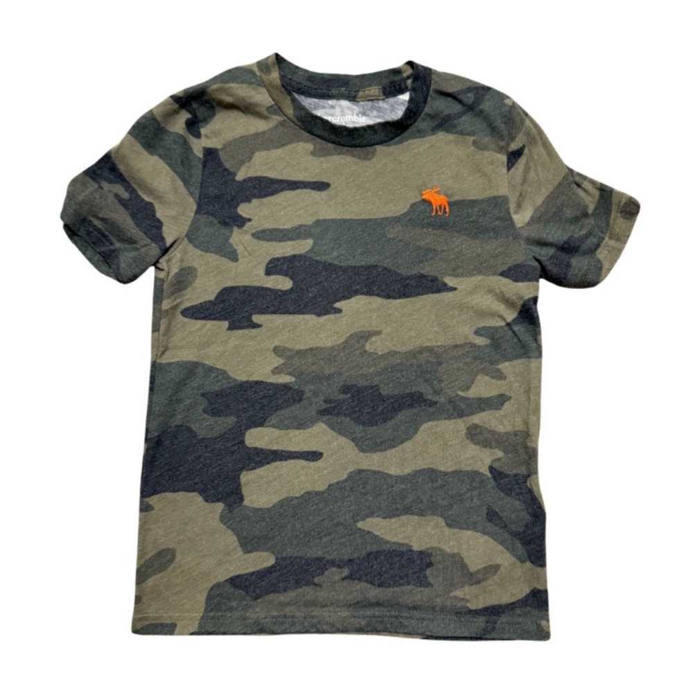 Abercrombie Kids Green and Black Short Sleeve Tee